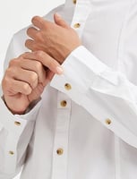 شركة Inkast Denim Co. قميص رجالي سادة سليم Size-L