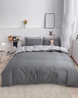 طقم سرير 4 قطع ملايات منزلية قطن ناعم من أوكيوز