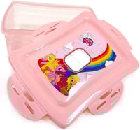 علبة للوجبات الخفيفة للاطفال من ايزي كيدز برسمة وح...