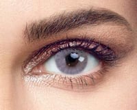 عدسات لاصقة فيجاس من انستازيا، بقطر 14.2، لون رماد...