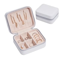 علبة مجوهرات خفيفة الوزن ومتعددة التقسيمات من كياو...