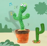 لعبة كهربائية لطيفة على شكل نبات الصبار الراقص تصد...