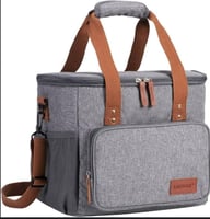 حقيبة غداء معزولة WDA LAKIDAY، حقيبة تبريد كبيرة ا...