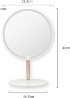 مرآة مكياج LED مع أضواء، مرآة زينة مع شاشة عالية ا...