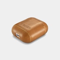 حقائب جلدية لسماعات الرأس بلون بيج