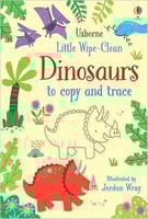 ديناصورات صغيرة لتنظيف المسح لنسخها وتعقبها