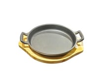 9181 صينية خبز حديدية على شكل بيضة مقاس 21 سم مع ق...