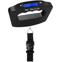 ميزان أمتعة رقمي من WDA، سعة وزن 50 كجم/110 رطل