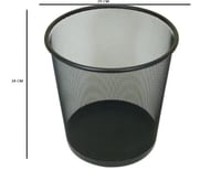 سلة المهملات شبكية معدنية خفيفة الوزن دائرية الشكل...