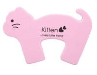 سدادة باب من الفوم على شكل قطة وردية اللون واقٍ قف...