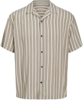 قميص جيف ريزورت بأكمام قصيرة وتصميم مخطط للرجال من...