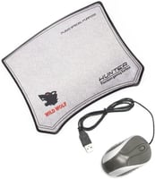 قاعدة ماوس بسطح من القماش وظهر من المطاط الطبيعي م...