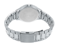 ساعة يد كوارتز بعقارب وسوار من الإستانلس ستيل طراز...