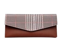 حقيبة صغيرة من الجلد مستطيلة الشكل بني / أسود / أب...