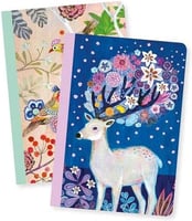 دفاتر برسمة الغزلان والطيور