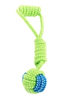 كرة حبل لتنظيف أسنان الكلاب ومضغها باللون الأخضر/ا...