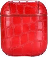 كول بيبي حافظة ايربودز انيقة بلون احمر