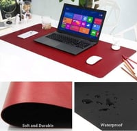 قاعدة مكتب جلدية - قاعدة ماوس، للمكتب واللابتوب وا...