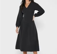 فستان بياقة V للنساء من ايلا ‎size-M