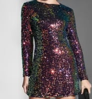 جلاموروس فستان مزين بالترتر size-36