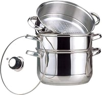 حلة بخار من ويلسون 3 طبقات - ستانلس ستيل - 28 سم (...