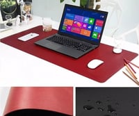 قاعدة مكتب جلدية - قاعدة ماوس، للمكتب واللابتوب وا...