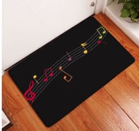 سجادة أرضية Zeegle للترحيب بطباعة النوتة الموسيقية
