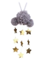 سحابة ونجوم معلقة لديكور سرير الطفل