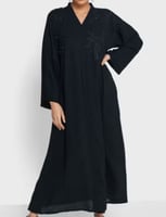 خيزانا عباية مطرزة ومطرزة size-44