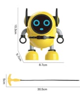 لعبة دوارة لساعة الروبوت الدوارة لون أصفر/أسود 10....