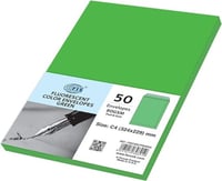 FIS مغلفات ملونة قابلة للتقشير والغلق، الوان نيون،...