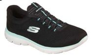 حذاء سكيتشرز ساميتس كول كلاسيك أسود/تركواز 149206-...