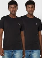 تيشيرت للرجال باللون الاسود من قطعتين من كالفن كلا...