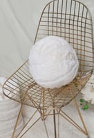 وسادة دائرية مع حشوة من اورورا