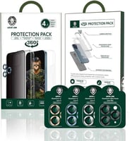 غطاء حماية الخصوصية 4 في 1 لحماية 360 درجة لجوال ا...