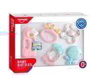 طقم عضاضات ألعاب خشخيشة من 5 قطع من هوانجر