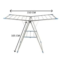 رف معدني لتجفيف وتعليق الملابس شديد التحمل من الفو...