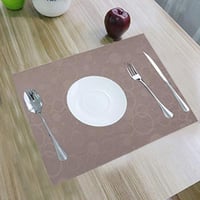 طقم مفارش طاولة الطعام مصنوعة من بلاستيك بي في سي...