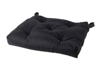 وسادة كرسي ماليندا القطنية قطن أسود