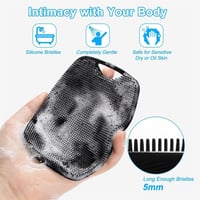 فرشاة حمام سيليكون فرشاة تنظيف الجسم من السيليكون...