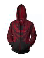 هودي كارديجان بطبعة سبايدرمان ثلاثية الأبعاد أحمر...