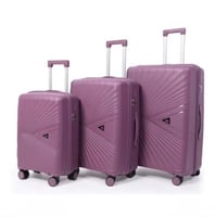 مجموعة حقائب سفر مكونة من 3 قطع – هيكل خفيف من الب...