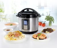 قدر الضغط الكهربائي الاحترافي ALSAIF 8L 1200W مع س...