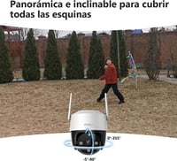 كاميرا 360 درجة من ايمو توفر رؤية ليلية ملونة، تتب...