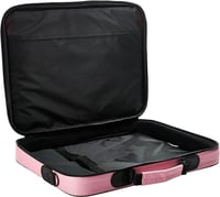 شنطة لاب توب داتا زون مقاس 15.6 انش بلون بينك مع ك...