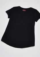 تي شيرت رياضي باكمام قصيرة ورسومات جرافيك للفتيات...