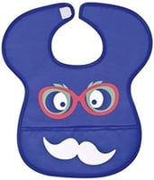 مريلة فيلكرو بلاستيكية من سيفي للاطفال، ازرق