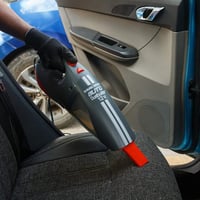 مكنسة غبار يدوية من بلاك اند ديكر، برتقالي ورمادي...