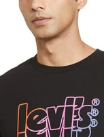 تي شيرت 501 بشعار مونو جرام للرجال من لي فايس size...