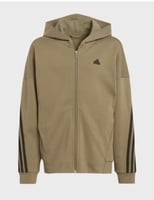 جاكيت بسحاب و3 خطوط للاطفال من اديداس size-13-14 Y